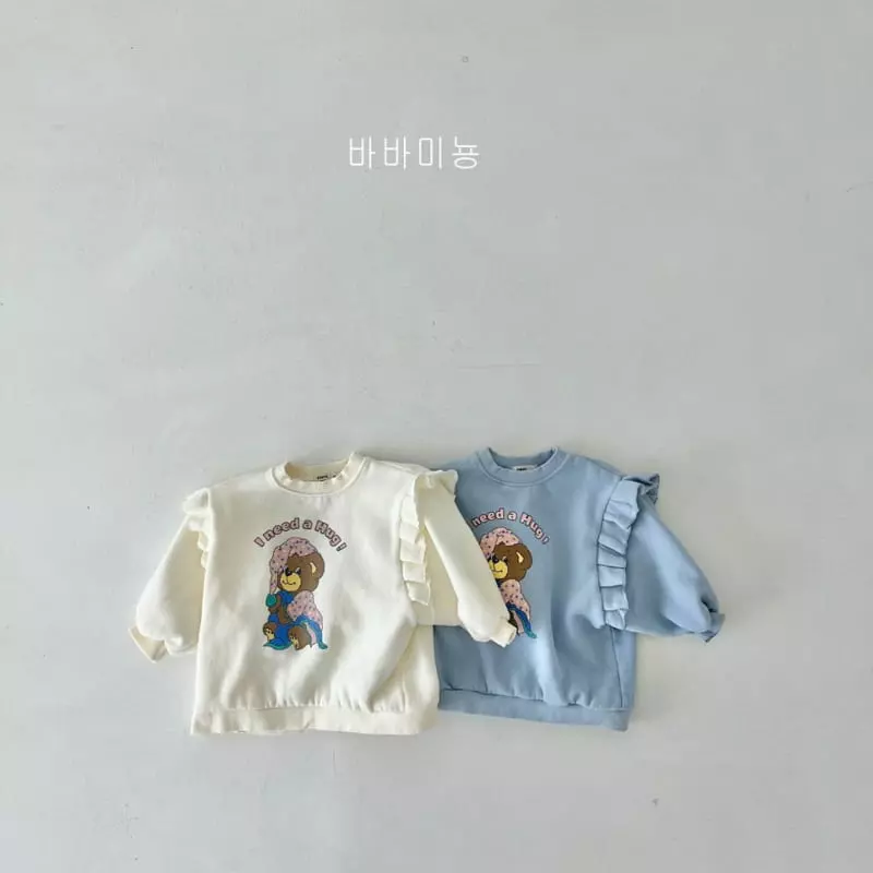 Babar Mignon - Korean Children Fashion - #childofig - Bear Long Sweatshirt