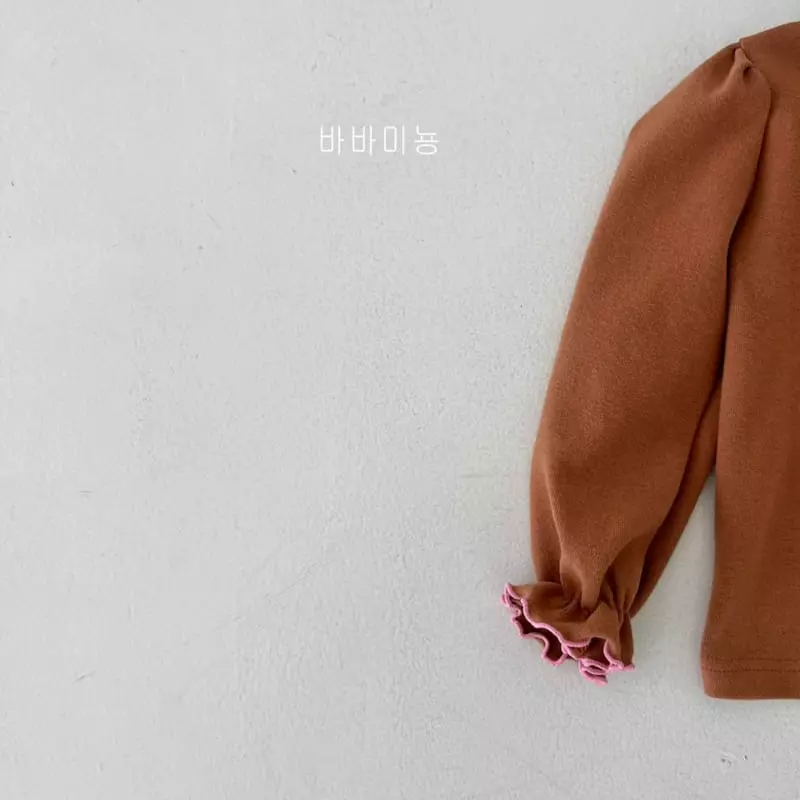 Babar Mignon - Korean Children Fashion - #childofig - Flower Turtleneck Tee - 12