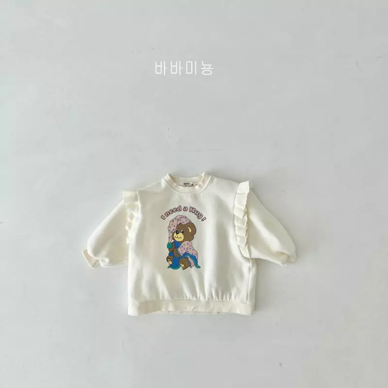 Babar Mignon - Korean Children Fashion - #childrensboutique - Bear Long Sweatshirt - 2