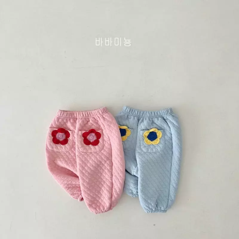 Babar Mignon - Korean Children Fashion - #designkidswear - Embosing Pants - 2