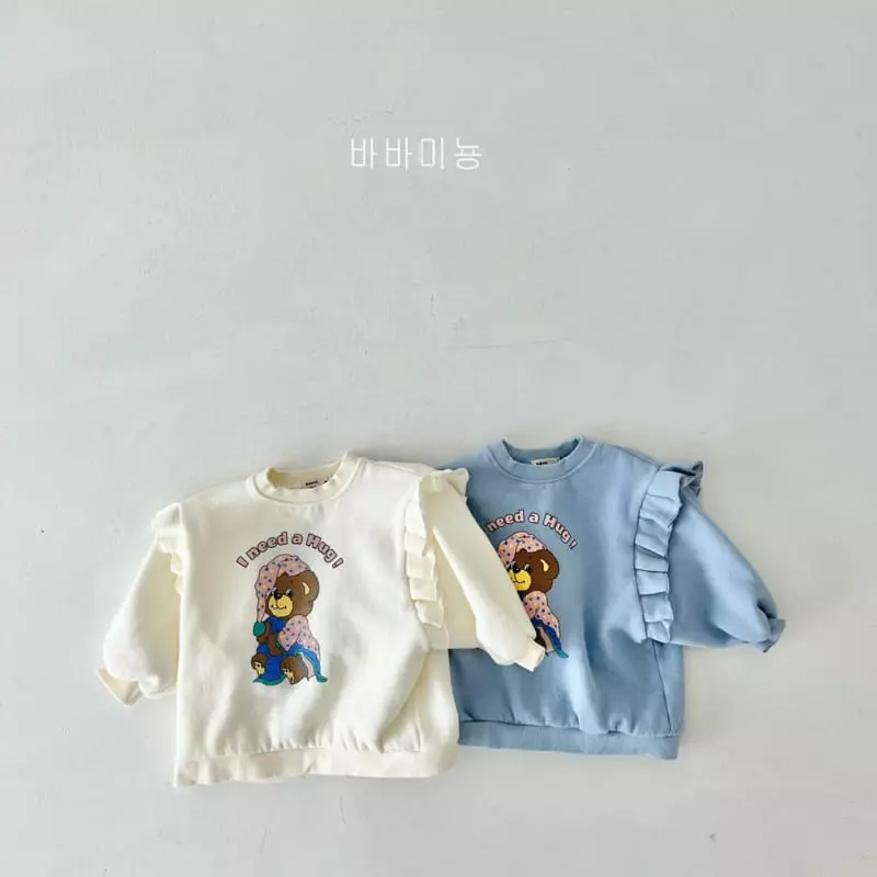 Babar Mignon - Korean Children Fashion - #fashionkids - Bear Long Sweatshirt - 5