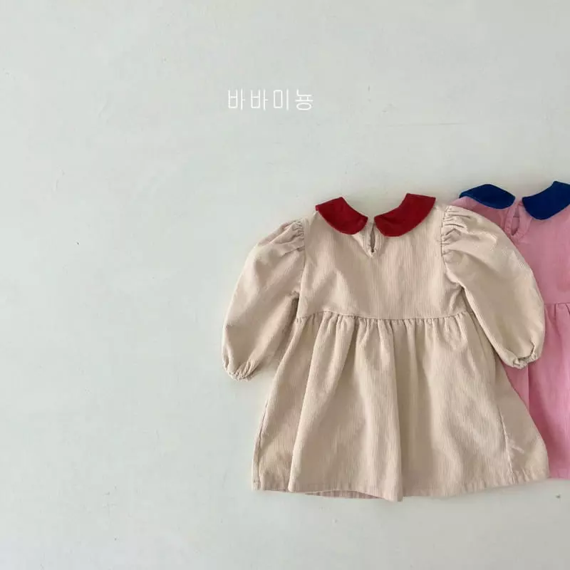 Babar Mignon - Korean Children Fashion - #kidsstore - Girl Rib One-piece - 5