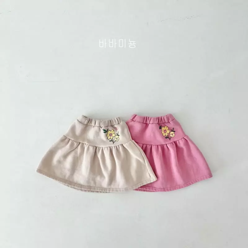 Babar Mignon - Korean Children Fashion - #kidzfashiontrend - Flower Long Skirt - 2
