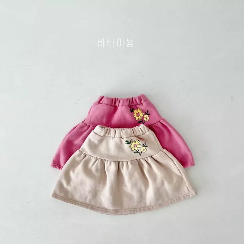 Babar Mignon - Korean Children Fashion - #minifashionista - Flower Long Skirt - 6
