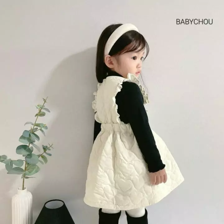 Babychou - Korean Children Fashion - #Kfashion4kids - Quilting One-piece - 11
