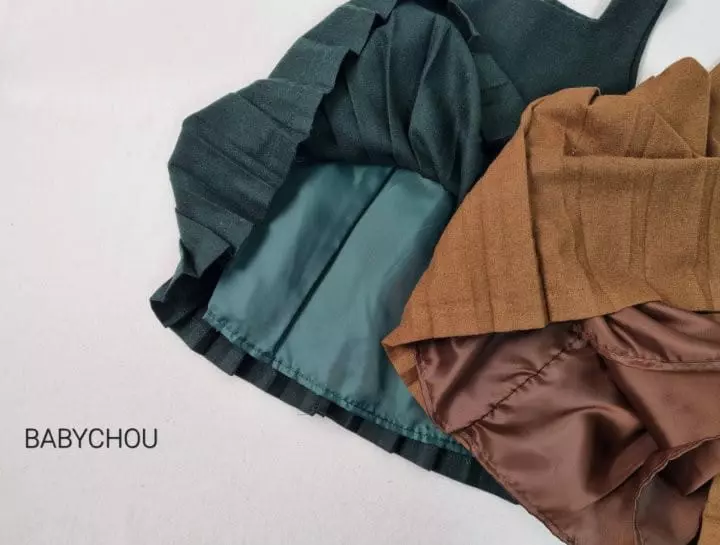 Babychou - Korean Children Fashion - #prettylittlegirls - Pleats One-piece - 4