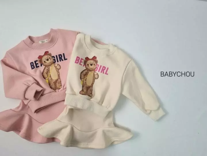 Babychou - Korean Children Fashion - #childofig - Bear Girl Set