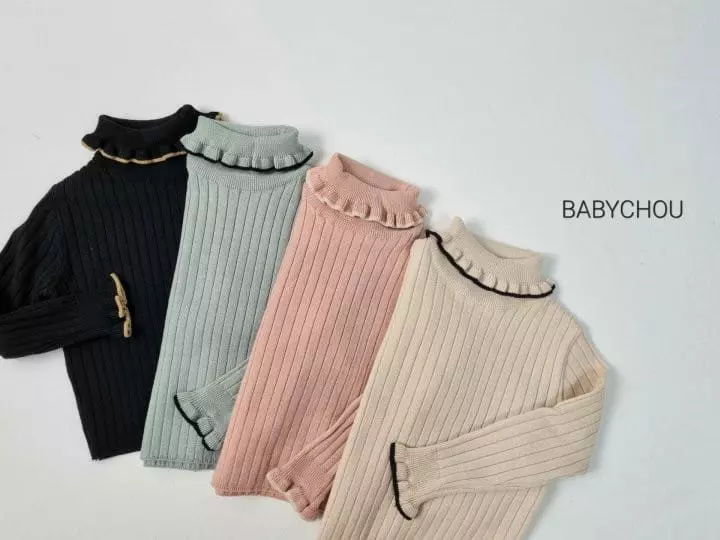 Babychou - Korean Children Fashion - #discoveringself - Nijou Turtleneck Tee - 2