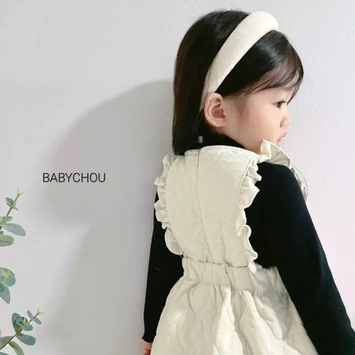 Babychou - Korean Children Fashion - #littlefashionista - Quilting One-piece - 12