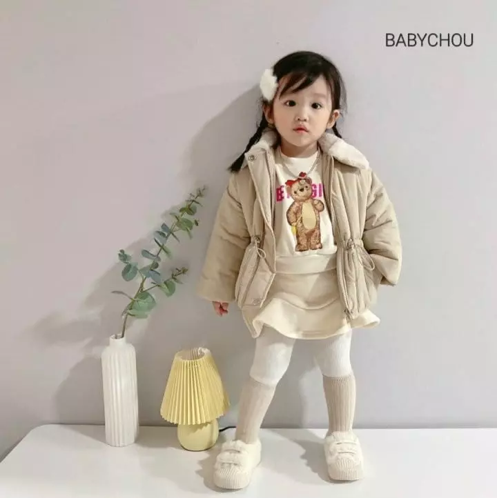 Babychou - Korean Children Fashion - #minifashionista - Bear Girl Set - 12