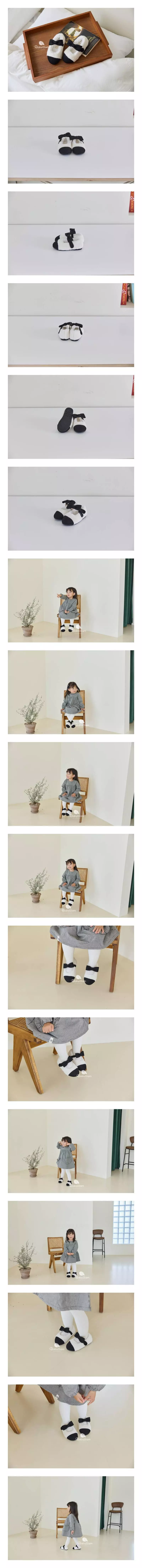 Babyzzam - Korean Children Fashion - #childofig - Sweet Black Flats