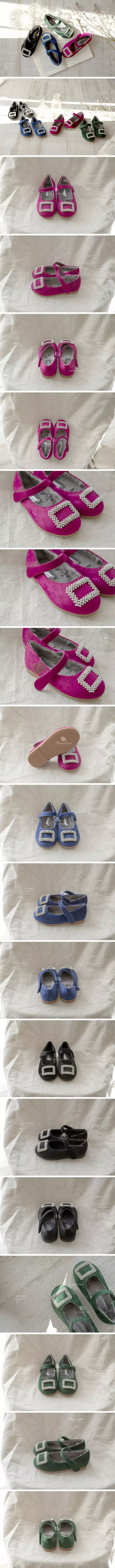 Babyzzam - Korean Children Fashion - #designkidswear - Winter Roser Flats 
