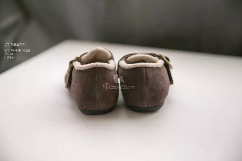 Babyzzam - Korean Children Fashion - #fashionkids - Winter Elephant Flats 