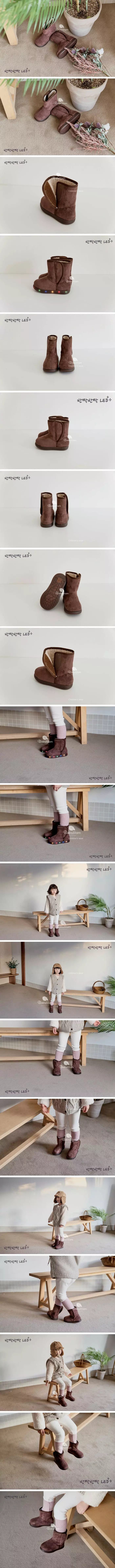 Babyzzam - Korean Children Fashion - #stylishchildhood - LED Pooh Boots 
