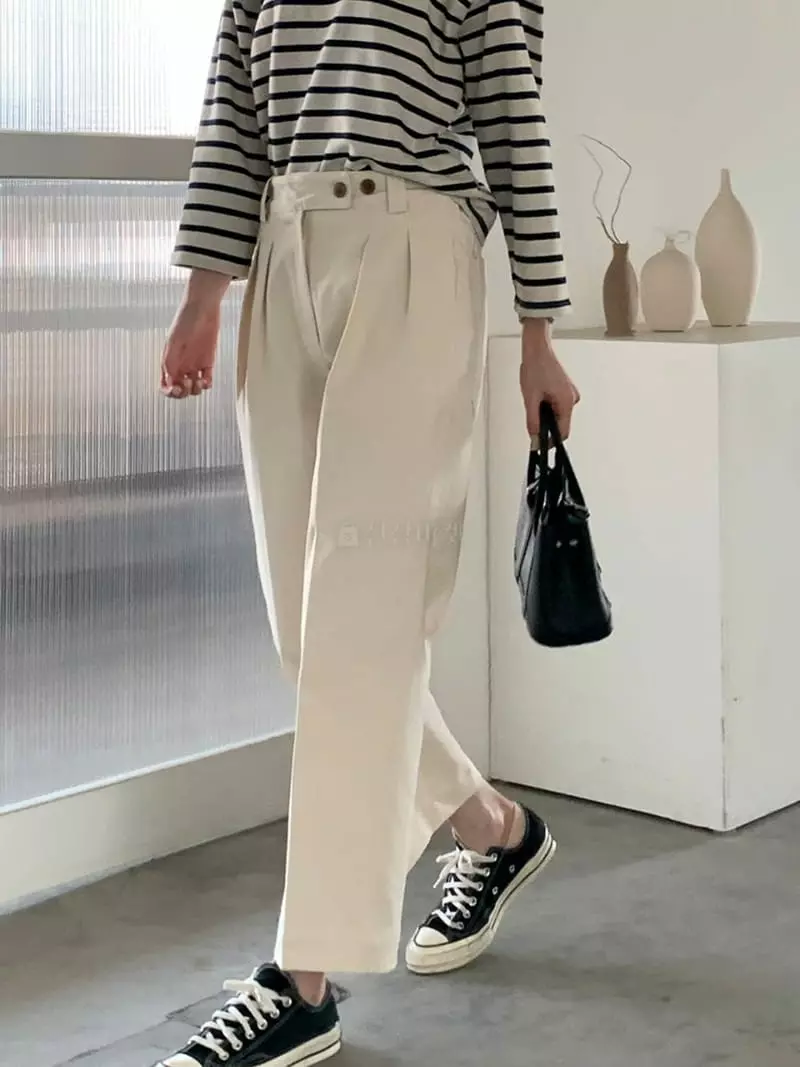 Baribari - Korean Women Fashion - #momslook - Span Pants - 12