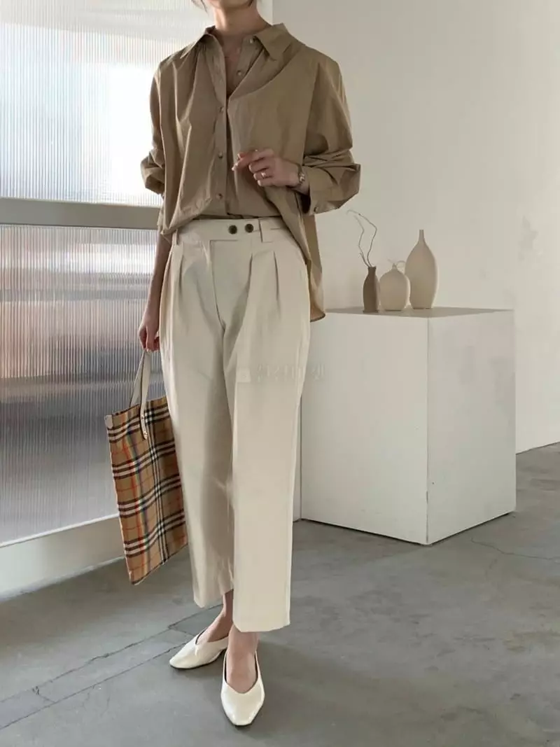 Baribari - Korean Women Fashion - #momslook - Span Pants - 8