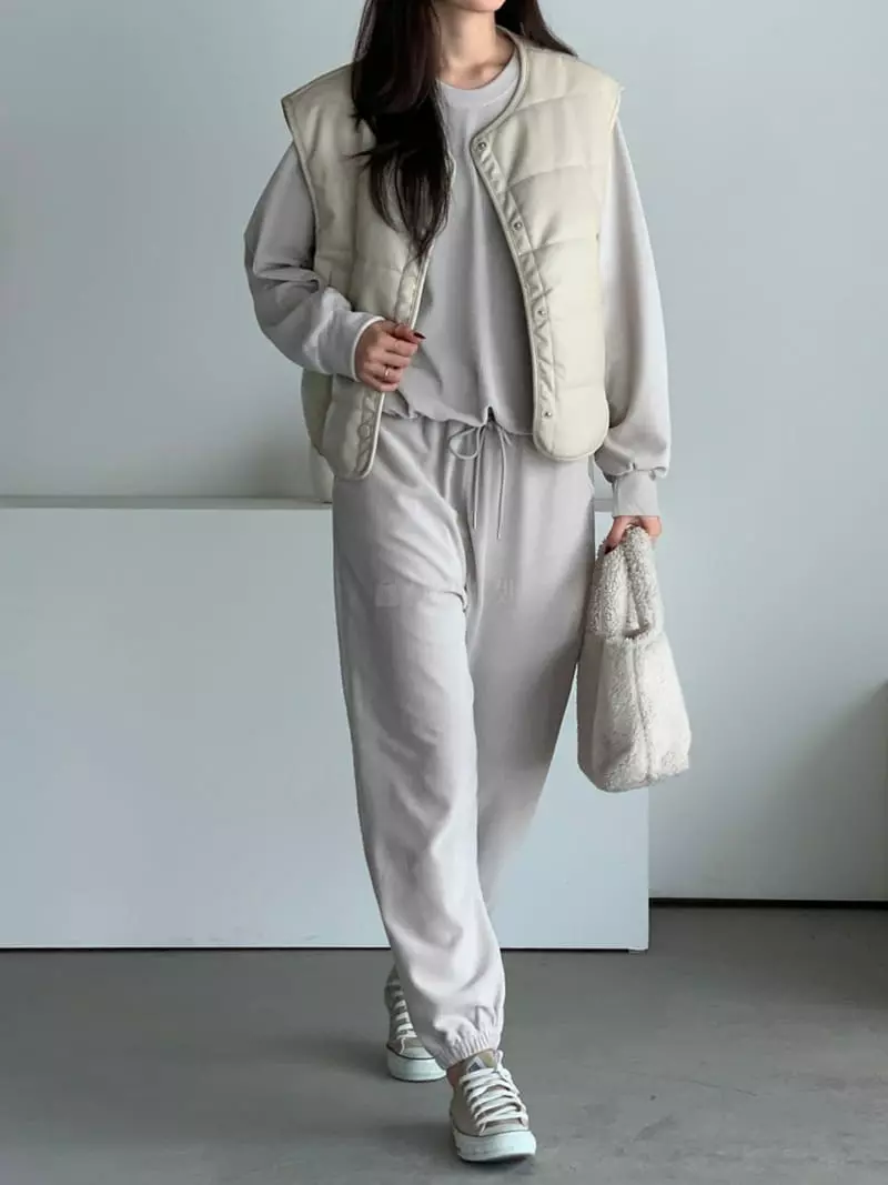 Baribari - Korean Women Fashion - #momslook - Veloure Pants - 2