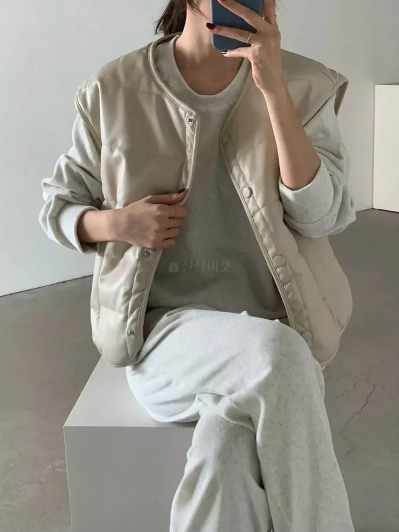 Baribari - Korean Women Fashion - #momslook - Veloure Sweatshirt - 5