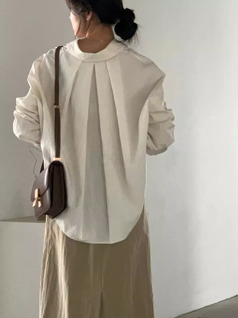 Baribari - Korean Women Fashion - #momslook - Modal Drop Shirt - 6