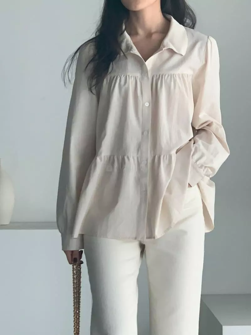 Baribari - Korean Women Fashion - #momslook - Leeds Blouse - 2