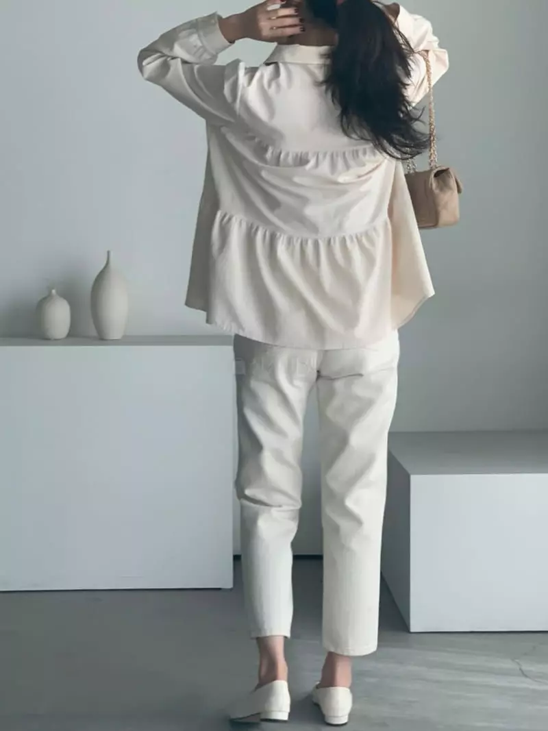 Baribari - Korean Women Fashion - #momslook - Leeds Blouse - 5