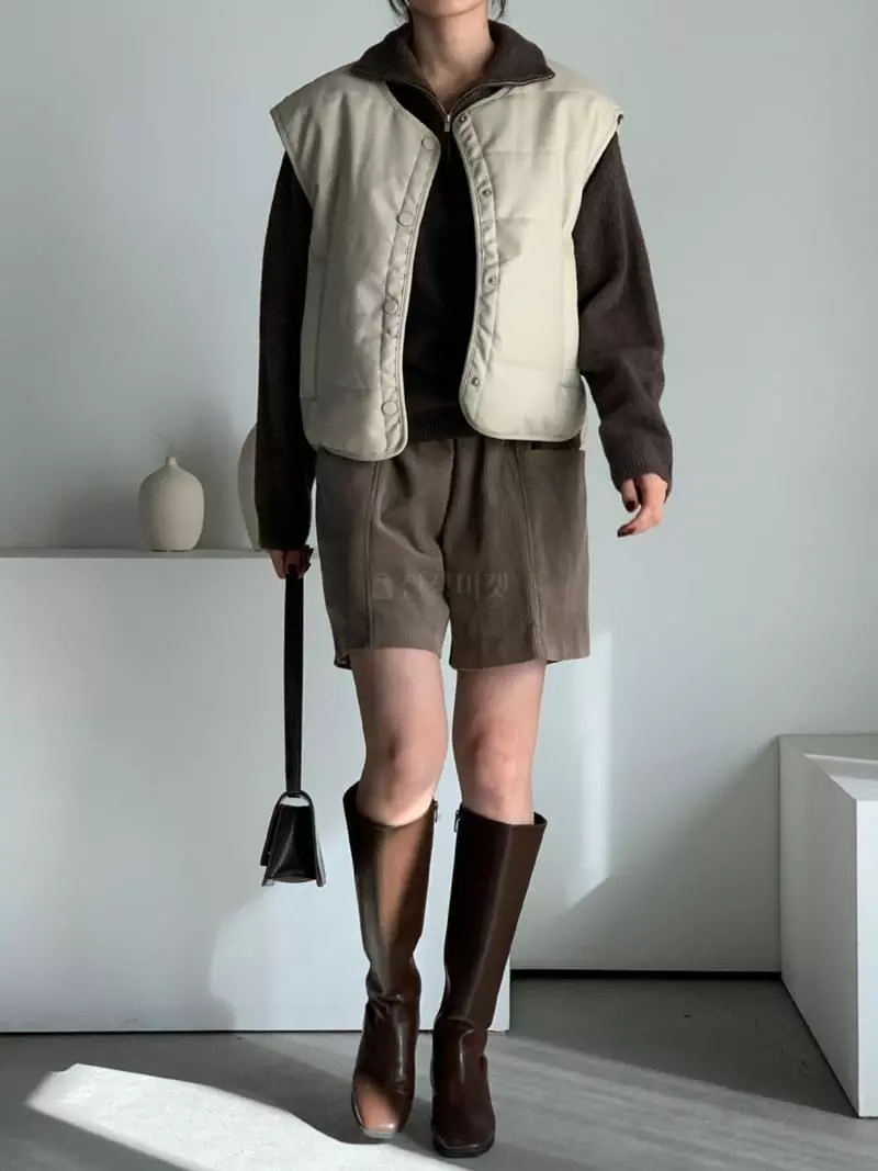 Baribari - Korean Women Fashion - #momslook - Rib Shorts