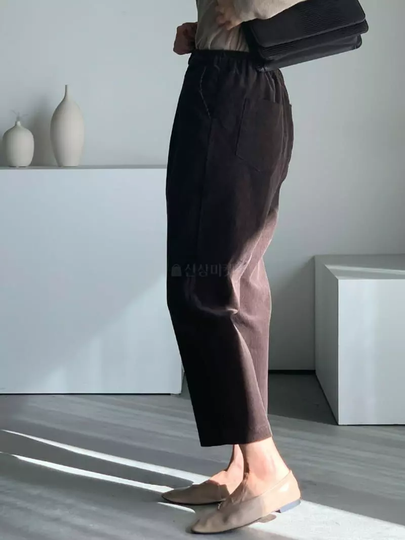 Baribari - Korean Women Fashion - #pursuepretty - Rib Pocket Pants - 7