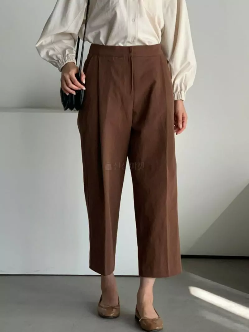 Baribari - Korean Women Fashion - #romanticstyle - 10 Cotton Pants - 5