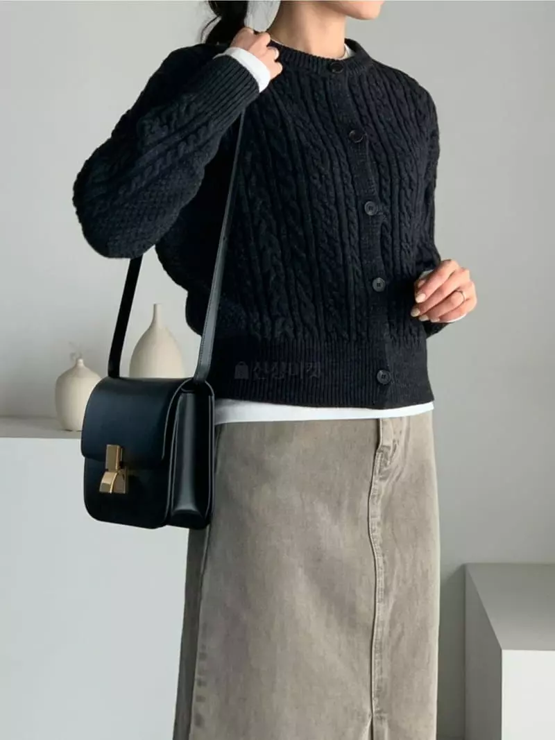 Baribari - Korean Women Fashion - #shopsmall - Twist Cardigan - 11