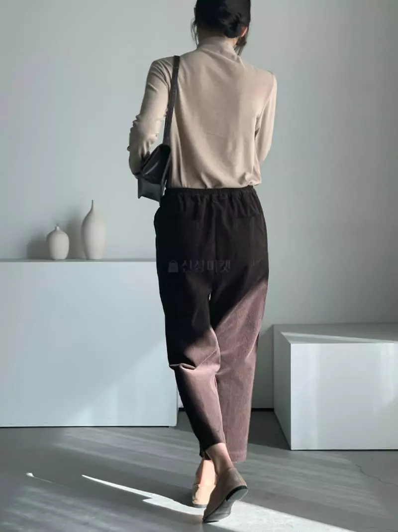 Baribari - Korean Women Fashion - #shopsmall - Rib Pocket Pants - 10