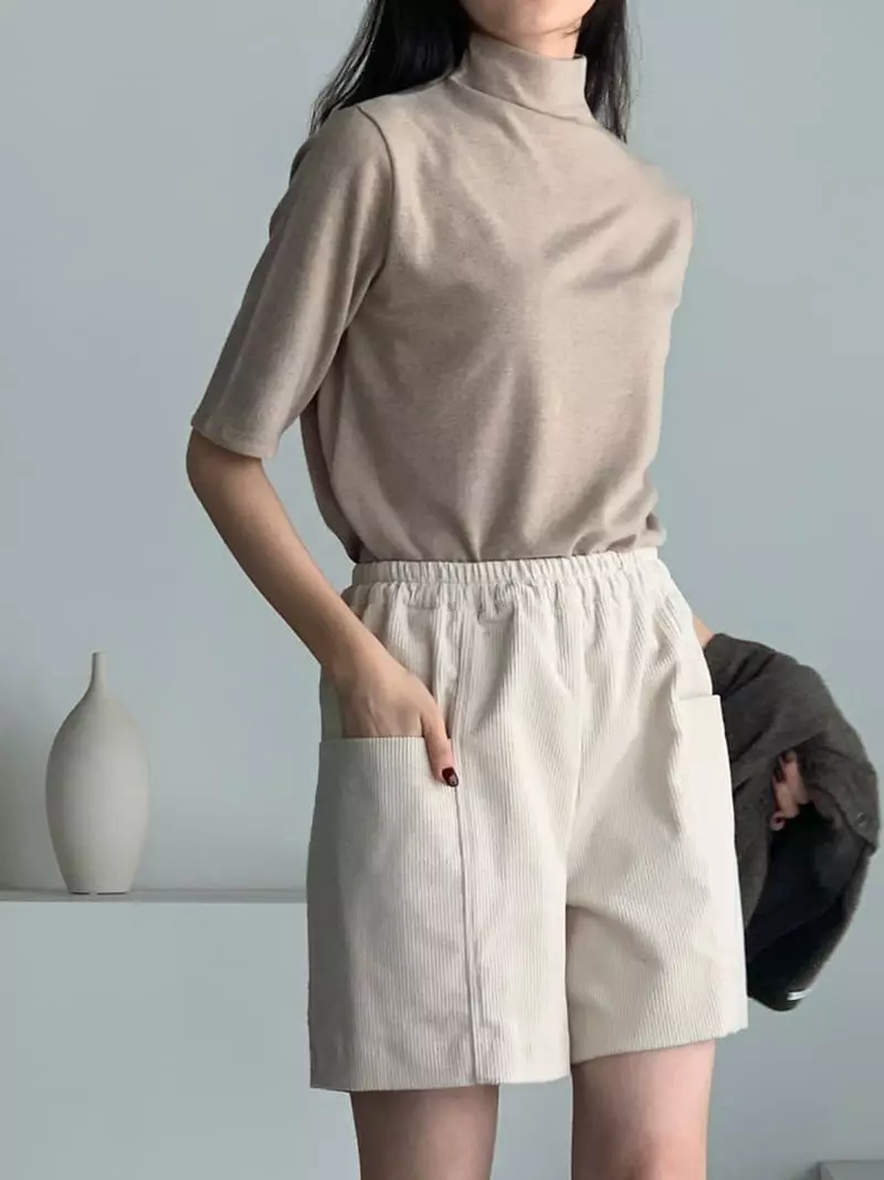 Baribari - Korean Women Fashion - #shopsmall - Rib Shorts - 9