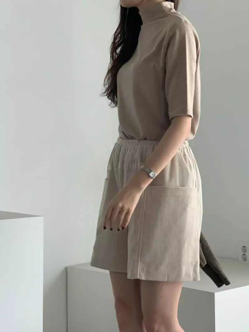 Baribari - Korean Women Fashion - #thatsdarling - Rib Shorts - 10