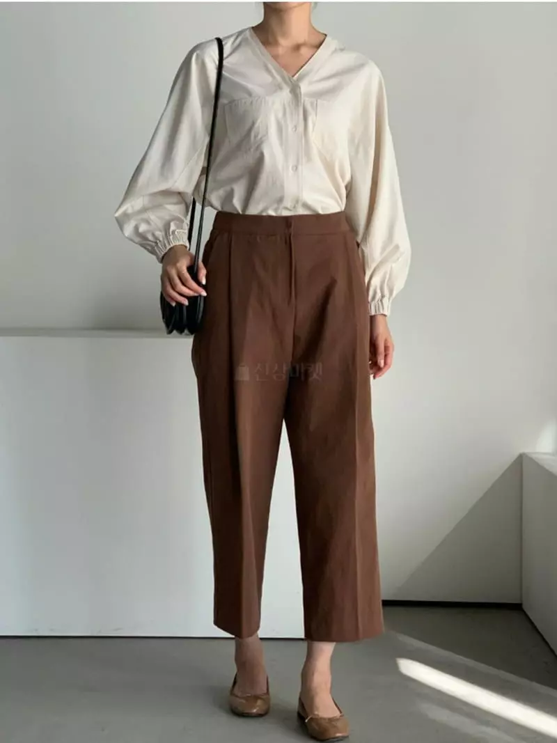 Baribari - Korean Women Fashion - #thelittlethings - 10 Cotton Pants - 8