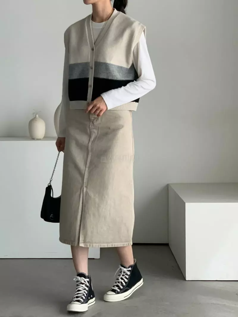 Baribari - Korean Women Fashion - #vintageinspired - 719 Skirt - 3