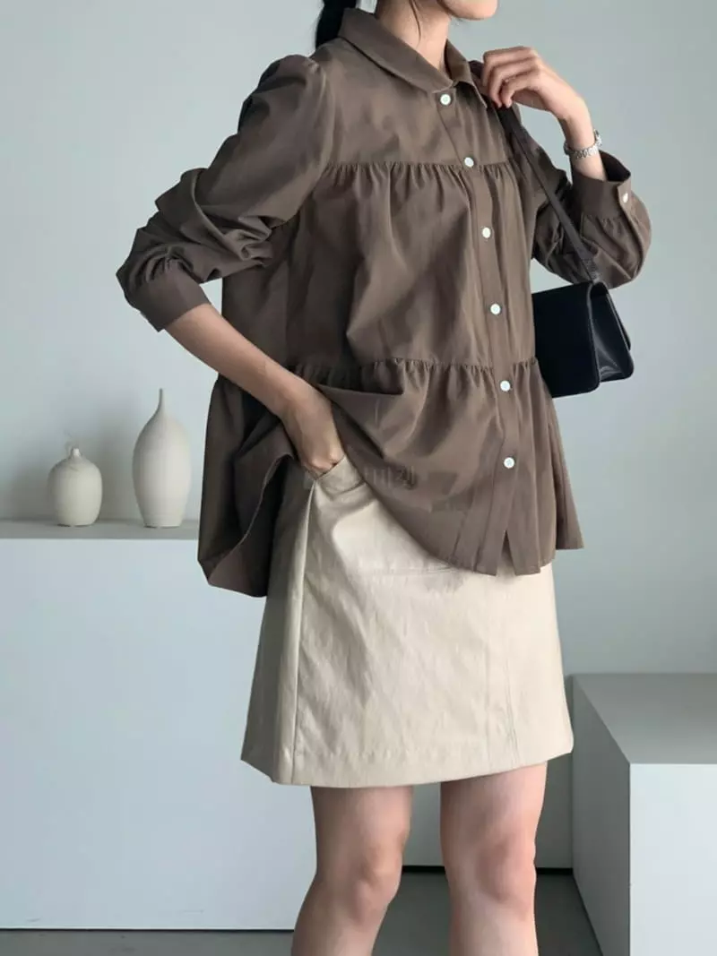 Baribari - Korean Women Fashion - #vintagekidsstyle - Leeds Blouse - 9