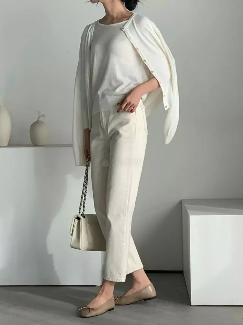 Baribari - Korean Women Fashion - #womensfashion - Humon Knit Tee - 11