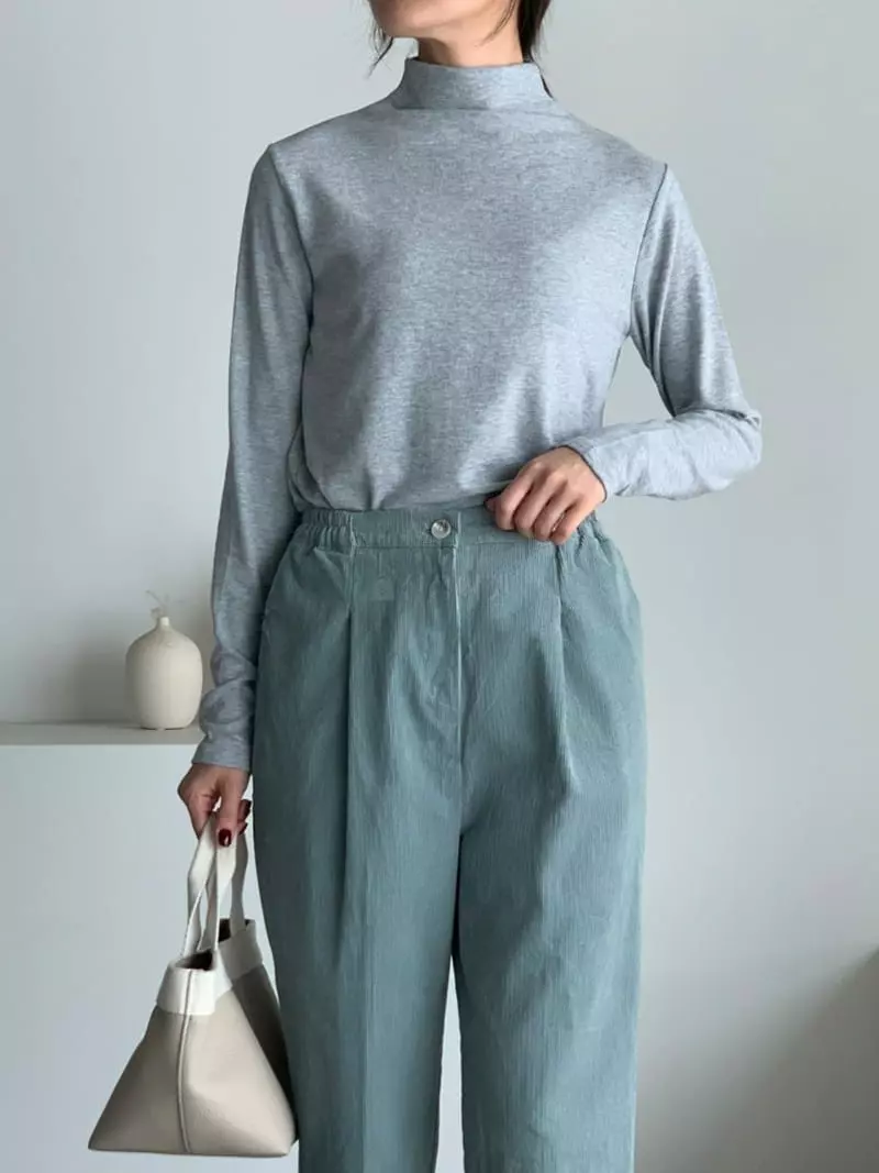 Baribari - Korean Women Fashion - #womensfashion - All Turtleneck Tee - 7