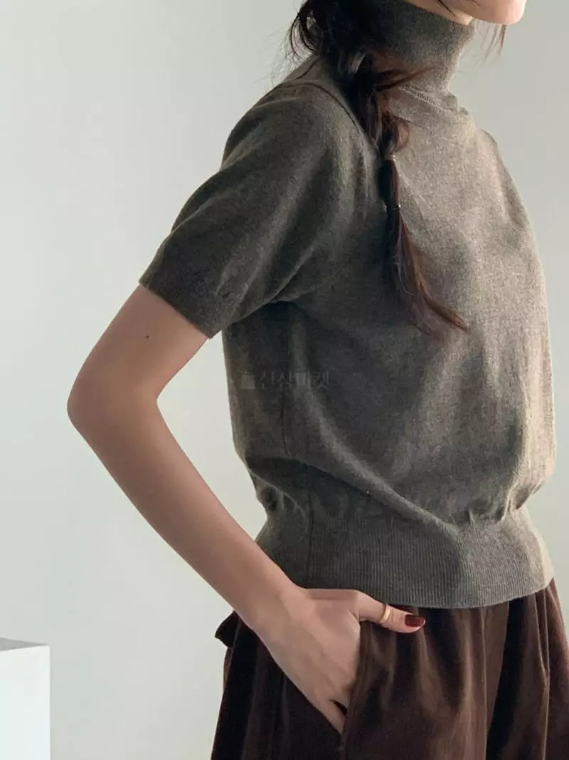 Baribari - Korean Women Fashion - #womensfashion - Soft Knit Tee - 10