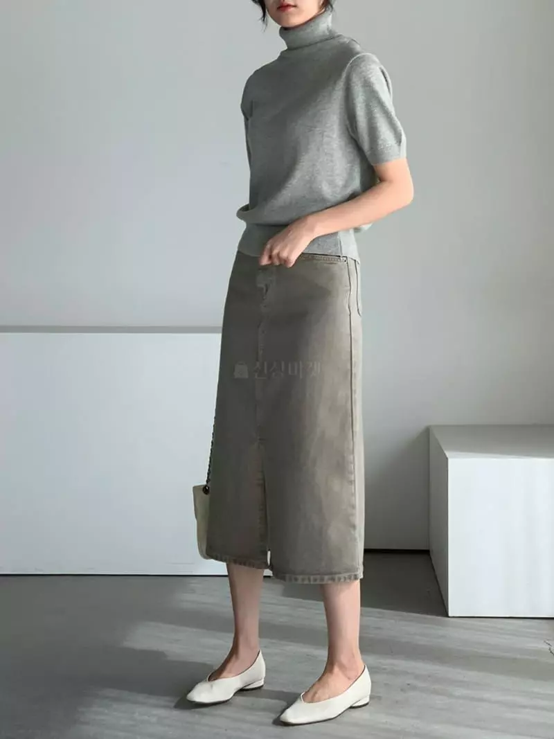 Baribari - Korean Women Fashion - #womensfashion - Soft Knit Tee - 2