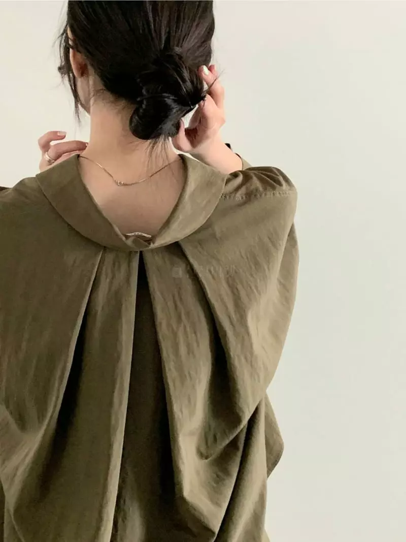 Baribari - Korean Women Fashion - #womensfashion - Modal Drop Shirt