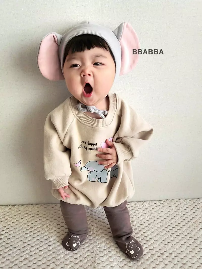 Bbabba - Korean Baby Fashion - #babyboutique - Winter Elephant Bodysuit
