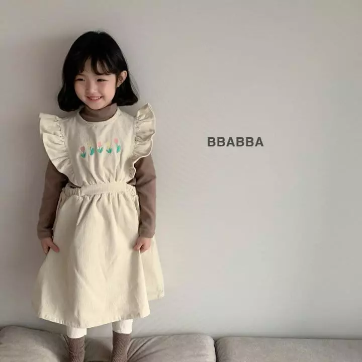 Bbabba - Korean Baby Fashion - #babyboutiqueclothing - Flower Dong San Embrodiery Bodysuit - 7