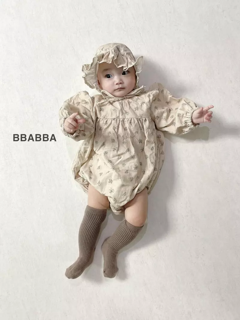 Bbabba - Korean Baby Fashion - #babyboutiqueclothing - Dia Rib Bonnet Set - 2