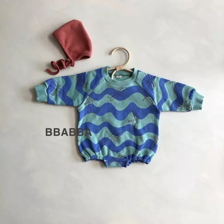 Bbabba - Korean Baby Fashion - #babyclothing - Tina Fleece Bodysuit with Bonnet - 5