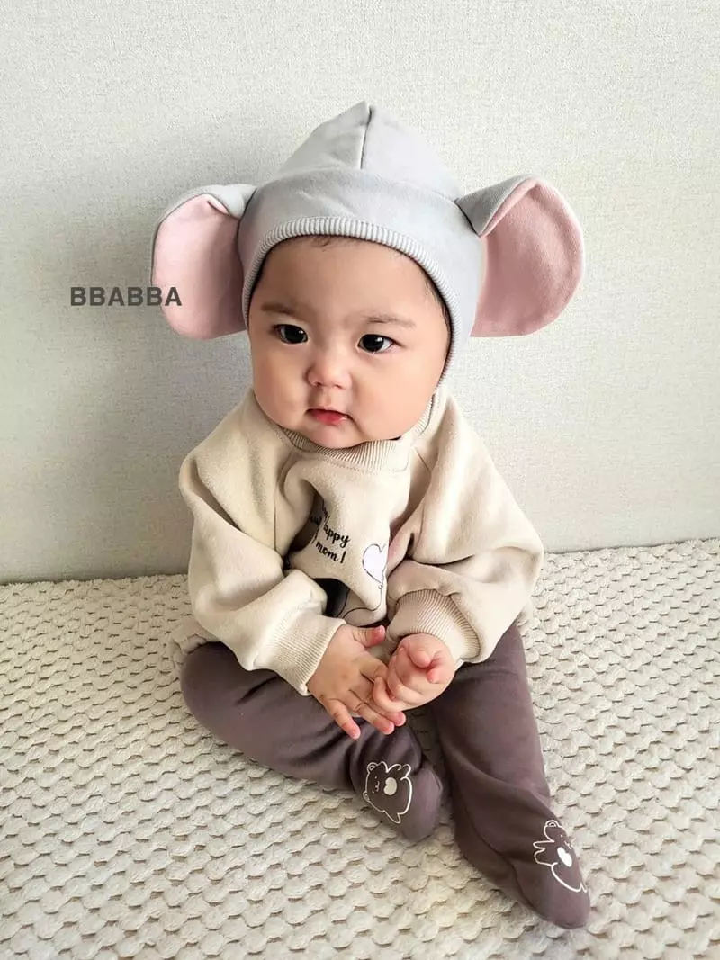 Bbabba - Korean Baby Fashion - #babyclothing - Winter Elephant Bodysuit - 3