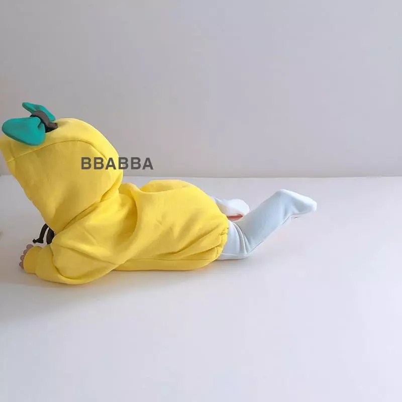 Bbabba - Korean Baby Fashion - #babyfashion - Fleece Banana Bodysuit - 3