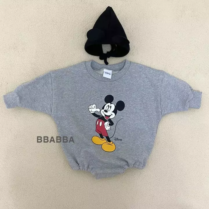 Bbabba - Korean Baby Fashion - #babyfever - Mickey Bodysuit - 3