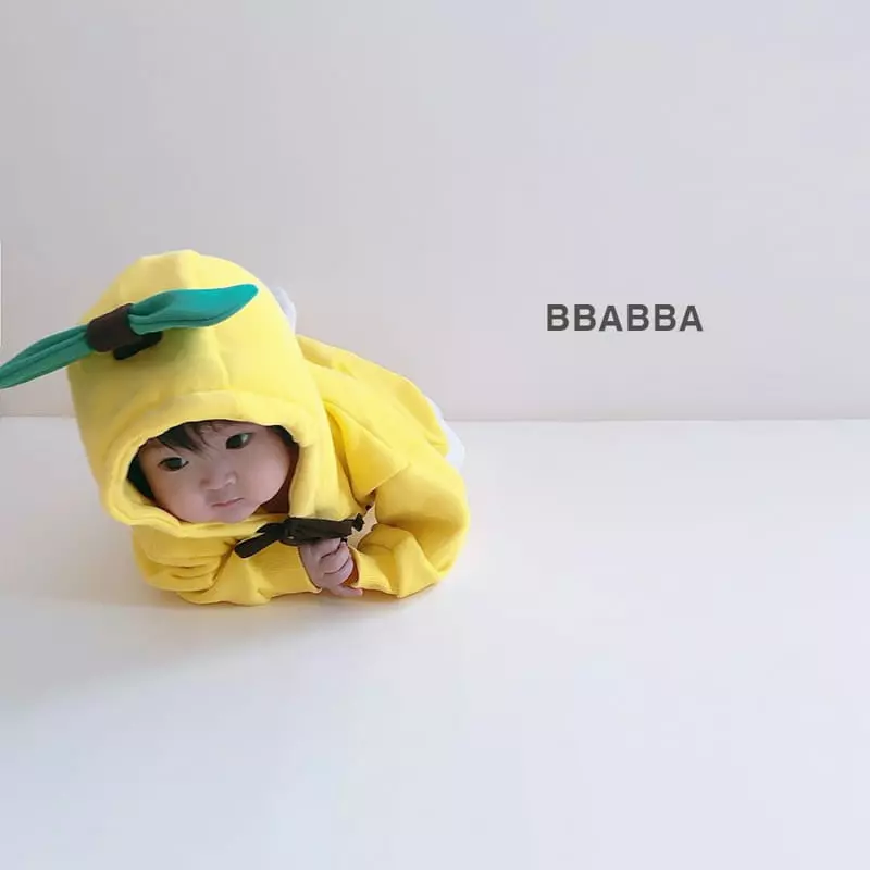 Bbabba - Korean Baby Fashion - #babyfashion - Fleece Banana Bodysuit - 4