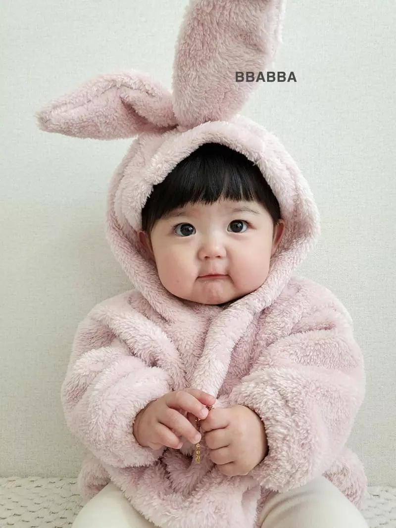 Bbabba - Korean Baby Fashion - #babygirlfashion - Cozy Rabbit Bodysuit - 3