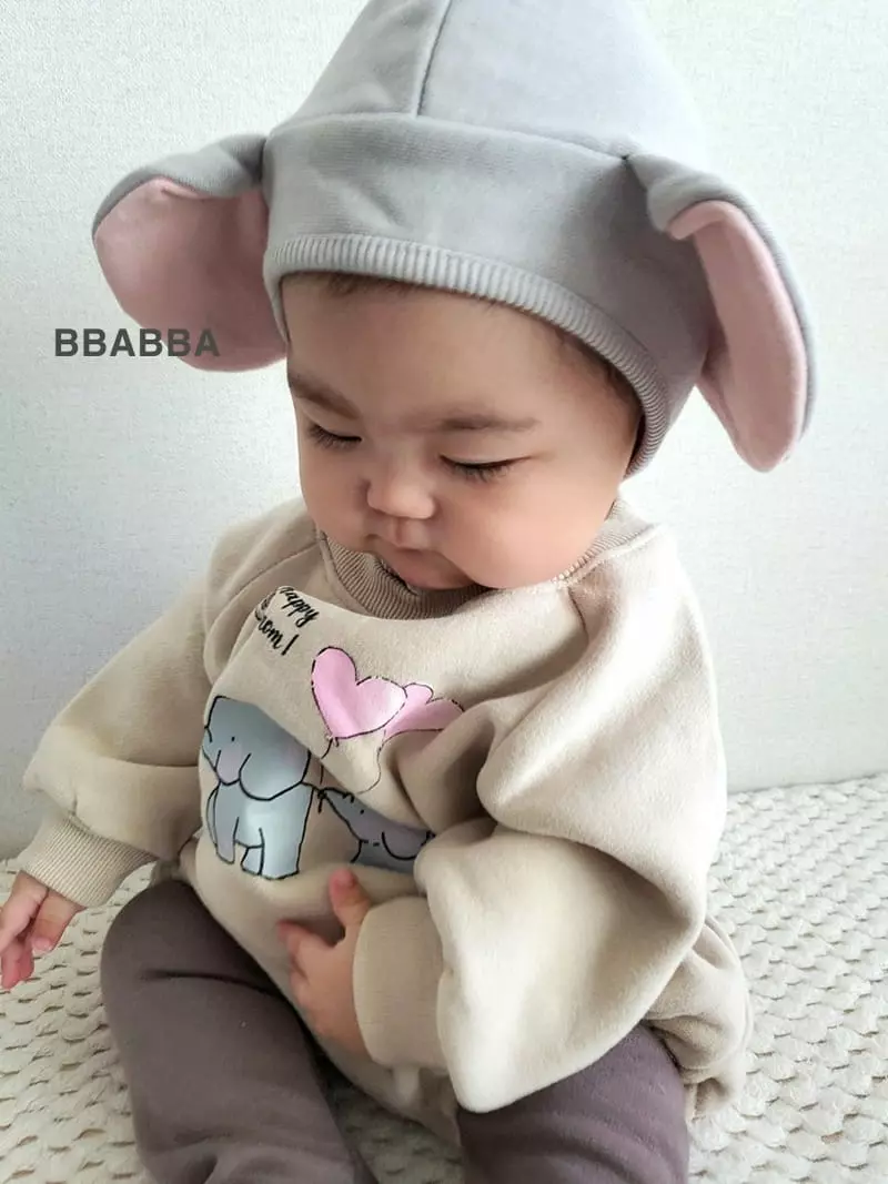 Bbabba - Korean Baby Fashion - #babygirlfashion - Winter Elephant Bodysuit - 6